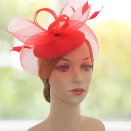 Fascinateurs populaires fascinateurs CAP Ladies coupées coupées couvre-chefs faits à la main élégants à thé élégant pour filles