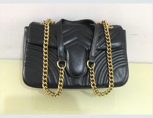 Populaire vrouwen marmont tas goud zilveren ketting Crossbody handtassen hoge kwaliteit handtassen vrouwen schoudertassen # 43187