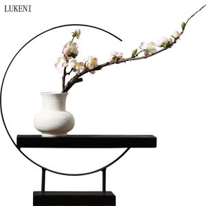 Porselein Woonkamer Woninginrichting Moderne Chinese Iron Ceramic Handicraft Office Decoration 210414