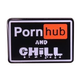 Pornhub et broch broch porno plaque de hub pun d'émail mot d'émail