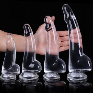 Porno Mini gelée gode ventouse réaliste pénis ventouse femme masturbateur stimulateur clitoridien lesbienne TPE sexy jouets pour femmes
