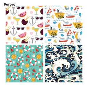 Pororo DIY stoffen luiers waterdicht PUL stof voor baby jongen meisje handgemaakte slabbetjes schort zwemluier materiaal zomerprint 1 meter 240111