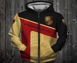 Porsche Street Running Racing Sweater Motorcycle Wear Suit Riding Racing Sweater Fan Veste décontractée Hoodie7393545