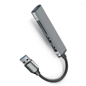 Port USB 3.0 lecteur de carte HUB séparateur de Type C Mini lecteur de carte 2 en 1 pour SD TF Windows Vist