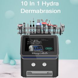 Portable 10 en 1 Microdermabrasion Hydra Beauty Solutions Hydro Dermabrasion Machine pour le lifting du visage de la peau Resserrement de la peau Rajeunissement de la peau