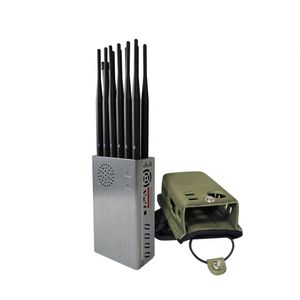 Brouilleur Portable 12/10 canaux pour GSM CDMA LTE 3G 4G 5G, détecteur de Signal WIFI LOJACK