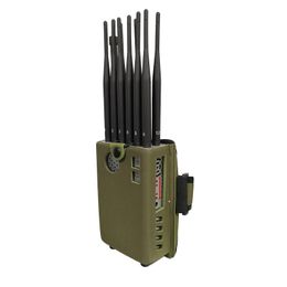 Portable 12 Antennes JAM MERS Blocking GPS WiFi Bluetooth DSM CDMA GSM 2G 3G 4G 5G Signal Isolateur