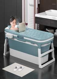 Portable 138 m Bañera grande Massaje de bañera plegable para adultos Barril para adultos Vapor dualuse Baby Baby Spa Sauna11095906