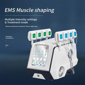 Portable 16 poignées Fitness Corps Forme EMS Stimulateur musculaire Stimulant Corps Sculping Muscle Growth Machine