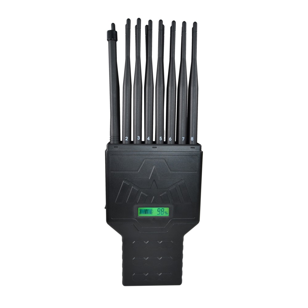 Draagbare 18 banden Signaal Jam Mer Mer Shields CDMA DCS GSM2G 3G 4G 5G GPS WIFI LOJACK BLUETOOTH RF315MHZ 433MHz 868MHz Signaalblok