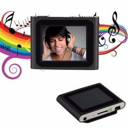 Freeshipping Draagbare 18 Inch LCD-scherm 6e generatie Muziek Media Video Film FM Radio MP4 Speler Ondersteuning 2-16GB Micr-oS-DTF Ewef