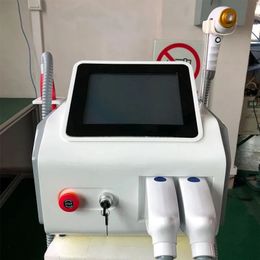 Machine portative d'épilation de détatouage de pigmentation de laser de picoseconde d'épilation de diodo de laser 2 en 1