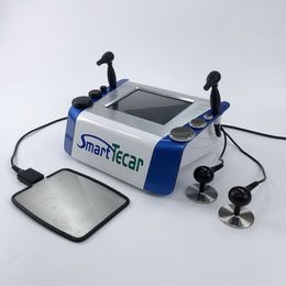 Draagbaar 2 op 1 Smart Tecar Tecar Therapy Heating Pad Elektrische pijnverlichting Spierherstel CET RET RF Fysiotherapie Machine