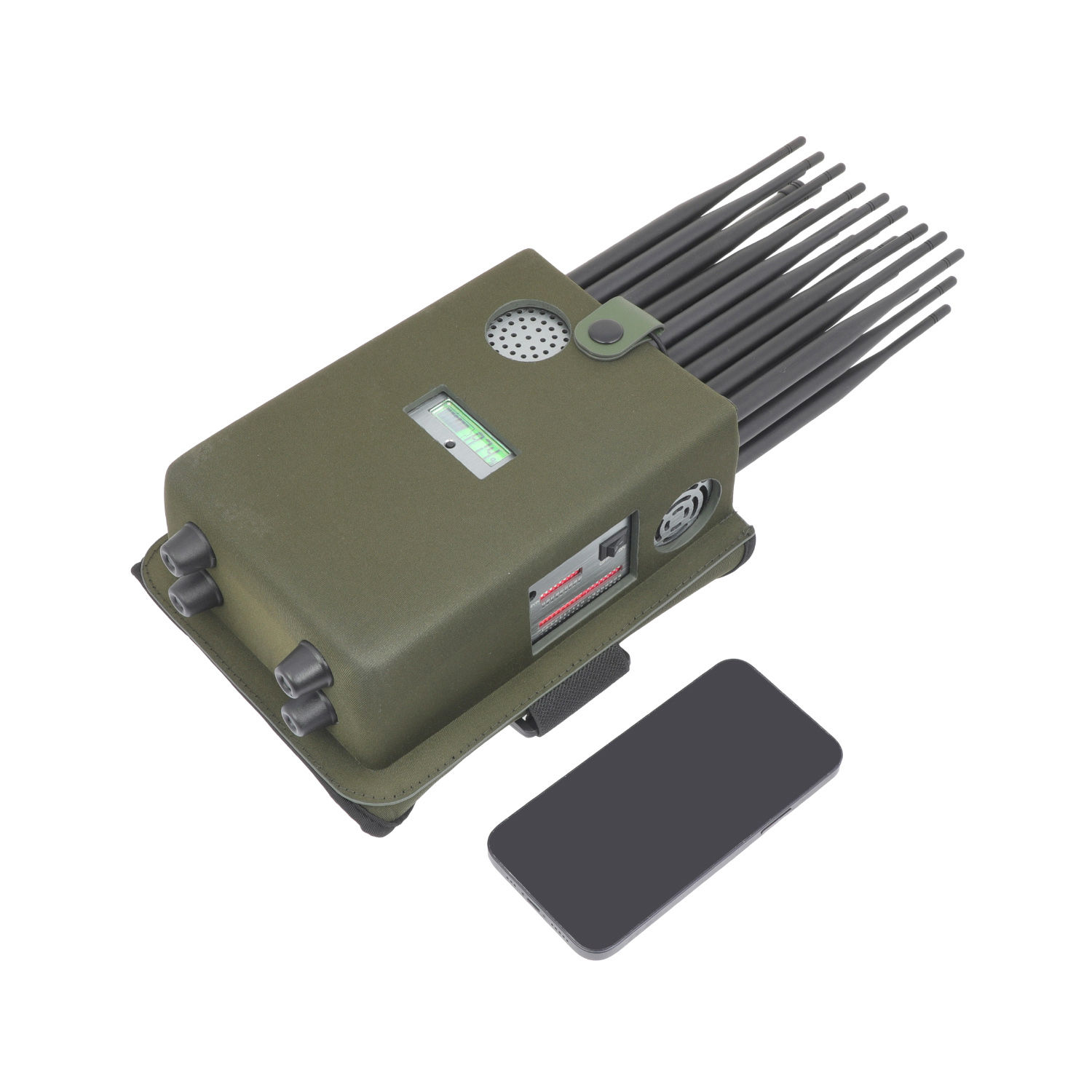 Portabla 27 antenner Signal Jam MERS SHIELDS GPS LOJACK VHF UHF WIFI2.4G WIFI5.8G CDMA DCS GSM2G 3G 4G 5G Mobil Signal Iso Lator