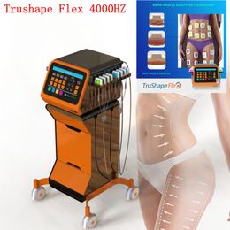 Portable 2MHZ Monopolaire RF Équipement Trushape Flex 4000HZ Non Chirurgical Corps Amincissant Construire Muscle Brûler Graisse Dispositif Stimulateur Resserrement De La Peau Minceur Beauté