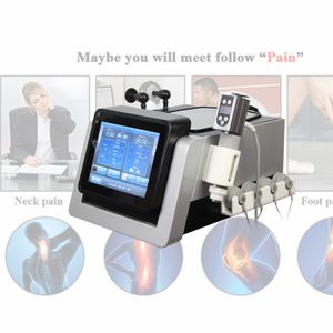 Portable 3 en 1 Masseur complet du corps CETRET Tecar + EMS + Shockwave Thérapie par ondes de choc Physiothérapie Minceur Dysfonction érectile Traitement ED Soulagement de la douleur Machine