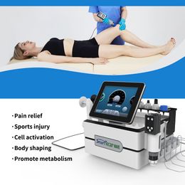 3 In 1 andere gezondheids- en schoonheidsartikelen Tecar Therapy Shockwave EMS Pain Relief Machine met 450 kHz frequentie