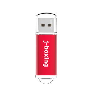 Hotsale Draagbare 32 GB USB 2.0 Flash Drives Rechthoek USB Memory Sticks Flash Pen Drive voor computer Laptop MacBook Tablet Zwart / Zilver / Rood