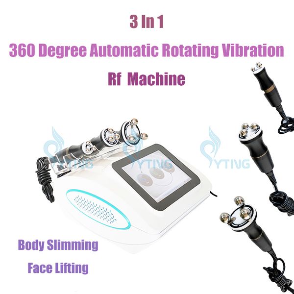 Portable 360 degrés Rotation sous vide RF infrarouge automatique roulement Wrikle enlèvement peau serrant le corps amincissant la machine de réduction de graisse