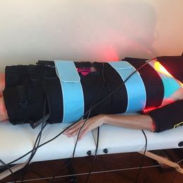 Portátil 360 pérdida de peso de cuerpo completo terapia de luz roja cinturón adelgazante corporal 7D Lipo envoltura láser luz ems tens cinturón de tratamiento