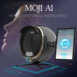 Analizador de diagnóstico de piel de cara 3D de AI portátil Analizador Tester Facial Scanner Magic Face Mirror Analysis Machine Skin Analyzer525