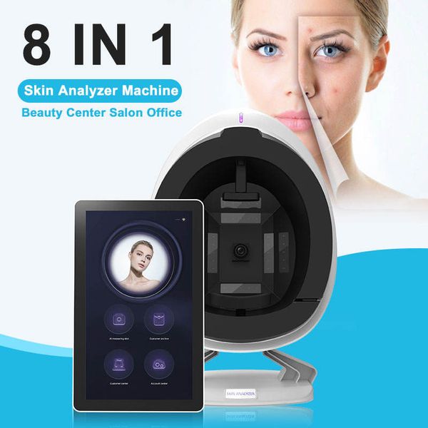 Analyseur de peau de visage de beauté 3D Portable, soins du visage, Machines de Salon, dispositif de Test de peau, prix de vente