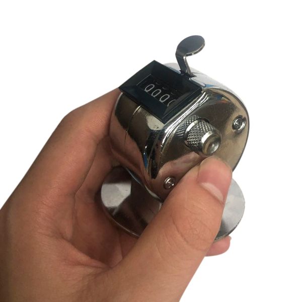 Numéro portable à 4 chiffres Handheld Tally Counter Mini Mécanique Manuel numérique Compteur à main Cliquez sur Golf Clicker Q84D