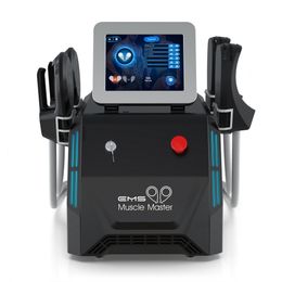 Máquina portátil de adelgazamiento corporal Hiemt Emslim de 4 asas EMS Estimulación electromagnética Aumento del equipo de belleza para quemar grasa muscular