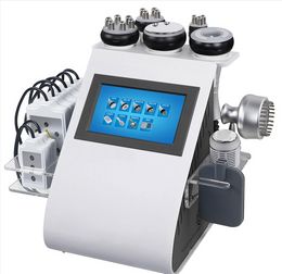 Tragbare 40k Kavitationsmaschine Ultraschall 6 in 1 RF-Teile Fettentfernungs-Schlankheitsmaschine mit Laserpads Schönheitsmaschine