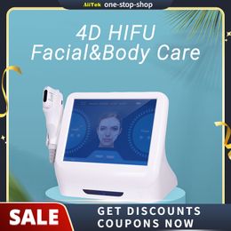 Draagbare 4D Hifu Facial Lifting Beauty Equipment Anti Aging Wrinkle Removal Face Sculptor Skin Slagning Anti-Wrinkle Device