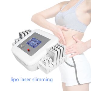 Portable 650 + 980nm 4D diodes froid lipolaser corps amincissant la machine réel laser mince lipo lipolyse graisse brûlant cellulite corps sculpture machine pour salon de beauté