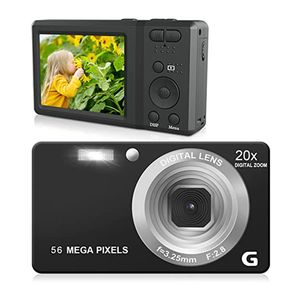 Appareil photo numérique Portable 4K HD 56MP, caméra vidéo avec retardateur, écran LCD 2.7 pouces, mise au point automatique, Zoom 20x, caméscope vidéo Anti-secousse 240327