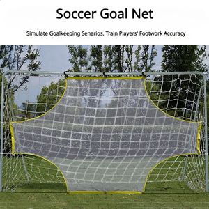 Portable 5-11 Persoon Voetbalopleiding Doel Oefen Schietdoel Net voetbal Childrens voetbalaccessoires 240428