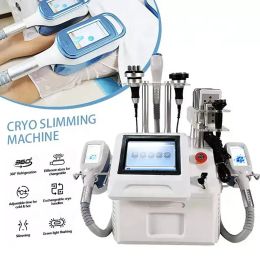Portable 5 en 1 360 Cryolipolysis Fat Freeze Minceur Machine Lipolaser Rf 40k Fat Burning Ultrasons Cavitation Vide Salon de Beauté Equipme