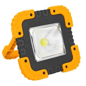 Portable 50W 1000LM Solaire LED Travail Lumière COB Camping Lampe USB Rechargeable Flood Spot Main - Rouge