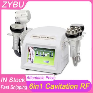 Portable 6 en 1 BIO Freeze Cold Therapy 40 Cavitation Minceur Aspirateur RF Resserrement de la peau Mise en forme du corps Lifting du visage Perte de graisse Poids Réduire la machine à usage domestique