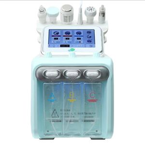 Portatile 6 in 1 Hydrofacial Diamond Dermoabrasione Oxygen Jet Peel Ultrasonic Skin Scrubber Care Microdermabrasion Face Spa Machine