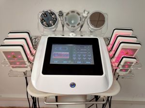 portable 6 en 1 micro-courant lifting équipement rf lipo laser amincissant le système de cavitation sous vide