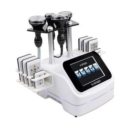 Draagbaar 6 in 1 Slankmachine RF 30K 40K Cavitatiemachine Lipo Laser Ultrasone vacuüm Lipolaser Beauty Salon Apparatuur