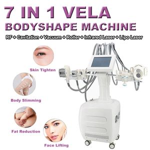 Vela Roller Cavitation Machine Corps Forme de graisse Perte Vela Rf Vacuum Rouleau léger Laser peau serrer l'équipement de soins de la peau de beauté anti-rides