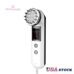 Portátil 7 LED luces de fotones LED Hogar Dispositivos de cuidado de la piel Removedor de arrugas Facial Microcurrente Masajeador de belleza para todos los tipos de piel