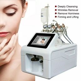 Draagbaar 9 in 1 Korea Microdermabrasion Aqua Facial Machine Jet Peel Oxygen Face Reinigingsapparatuur Apparatuur