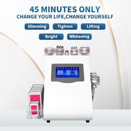 Machine portative 9 en 1 de liposuccion Laser Lipo rf, machine amincissante 40k, machine de contour du corps