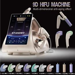 Portable 9d Hifu Rébarbacs Sking Lift Slinmming Hifu Ultrasound Face Face Face Lift Repouillage Corps Corps Forme de levage Facial Machine de serrage cutanée