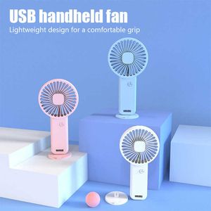 Portable Air Coolers New USB Handheld Fan Mini Portable Electric Fan Rechargeable Silent Pocket Small Cooling Hand ventilador Air Cooler Desktop FansL2030905