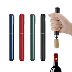 Draagbare luchtpomp wijnflesopener veilige pin kurk remover bargereedschappen luchtdrukflessen kurkentrekker keukengadgets accesses wly935