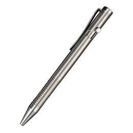 Outil portatif d'équipement d'écriture de stylo à bille d'alliage pour le cadeau de bureau de voyage en plein air 240126