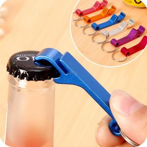 Portable Aluminium Can Opener Key Chain Ring Wedding Gunsten Brewery Kitchen Tools Verjaardagscadeau Party Supplies Bar Tools Aangepast Logo