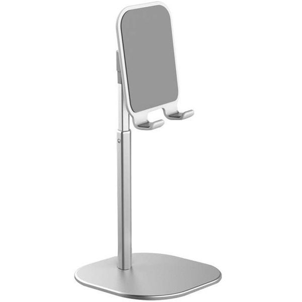 Soportes portátiles para teléfonos móviles de aleación de aluminio Soporte para teléfono de escritorio Soporte para tableta para teléfonos Ipad Soporte universal Telescópico Ángulo de altura ajustable