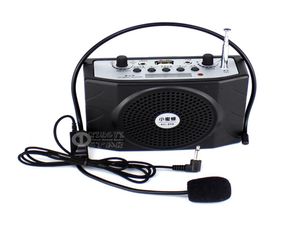 Amplificateur portable o mégaphone Mini haut-parleur Radio sans fil FM lecteur USB haut-parleur avec Microphone pour l'enseignement de la parole Guide touristique 8061992